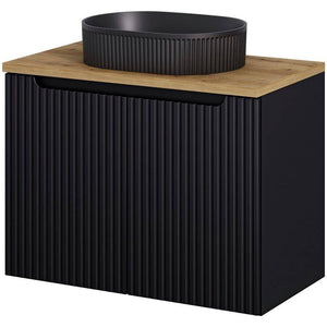 Mobile Sottolavabo NEWPORT da Parete con Ante e Ripiano [en.casa]