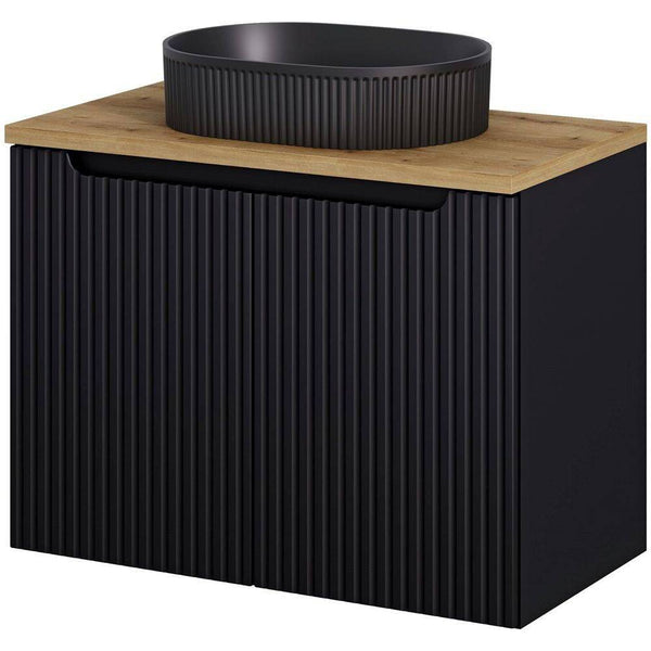 Mobile Sottolavabo NEWPORT da Parete con Ante e Ripiano [en.casa]