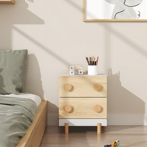 Comodino per Cameretta Vaarentaa 47x40x35 cm [en.casa]