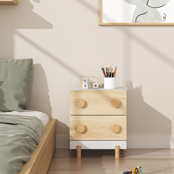 Comodino per Cameretta Vaarentaa 47x40x35 cm [en.casa]