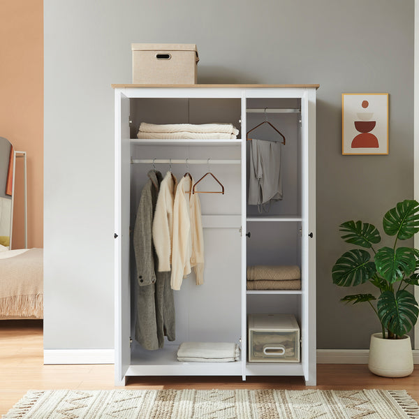 Armoire de chambre Vasand 175 x 120 x 52 cm [en.casa]