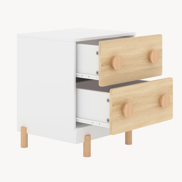 Comodino per Cameretta Vaarentaa 47x40x35 cm [en.casa]