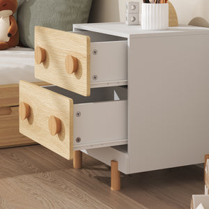 Comodino per Cameretta Vaarentaa 47x40x35 cm [en.casa]