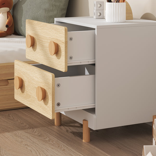 Comodino per Cameretta Vaarentaa 47x40x35 cm [en.casa]