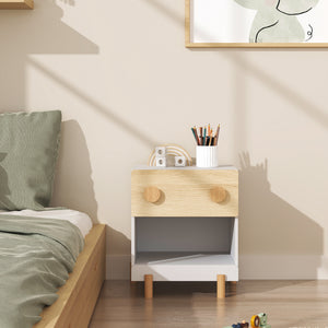 Comodino per Cameretta Vaarentaa 47x40x35 cm [en.casa]