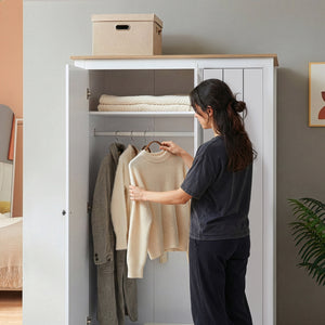 Armoire de chambre Vasand 175 x 120 x 52 cm [en.casa]