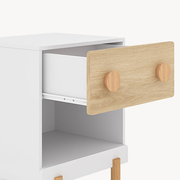 Comodino per Cameretta Vaarentaa 47x40x35 cm [en.casa]