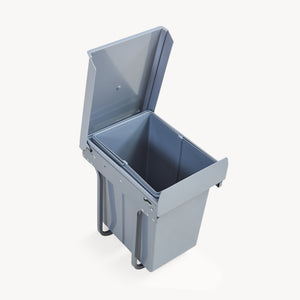 Poubelle encastrable Froland gris [en.casa]