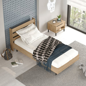 Lit simple Vesanto 100 x 200 cm [en.casa]
