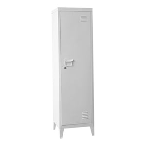 Armoire à casier Kurikka métallique vérouillable 137 x 38 x 38 cm [en.casa]