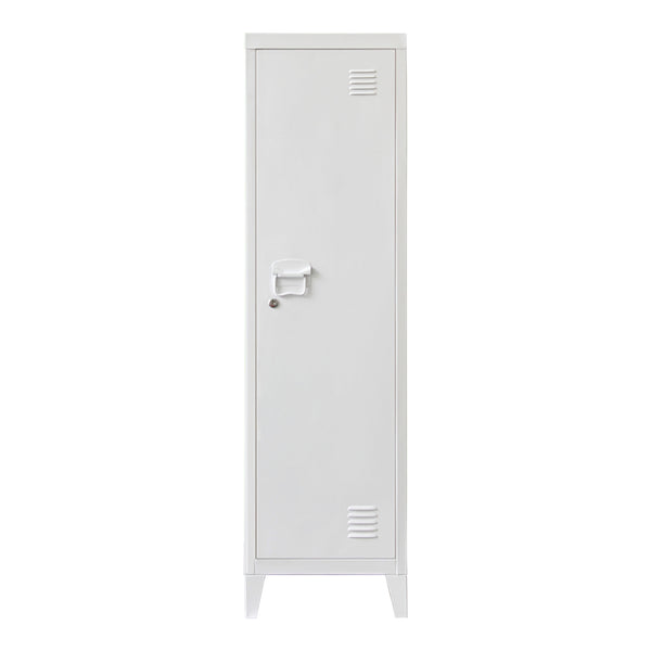 Armoire à casier Kurikka métallique vérouillable 137 x 38 x 38 cm [en.casa]