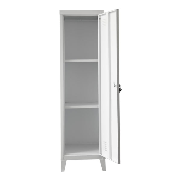 Armoire à casier Kurikka métallique vérouillable 137 x 38 x 38 cm [en.casa]