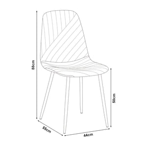 Ensemble de salle à manger Hemnes pour 4 personnes [en.casa] 