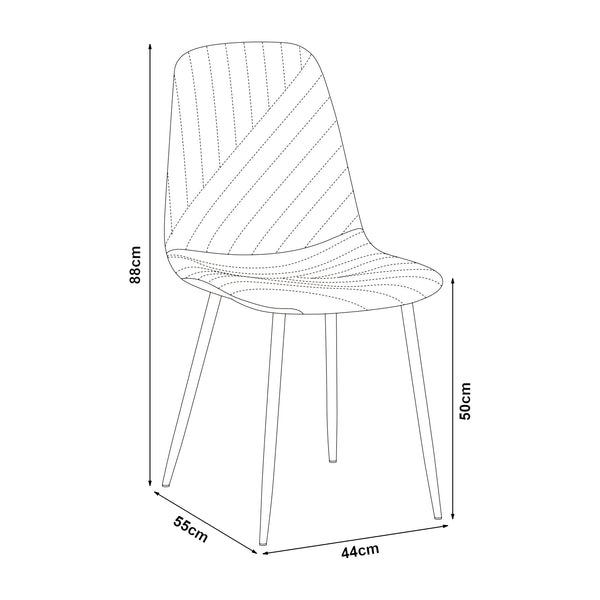 Ensemble de salle à manger Hemnes pour 4 personnes [en.casa] 