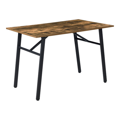 Esstisch Flatanger 110x70x75cm für 4 Personen Dunkler Holzton [en.casa]