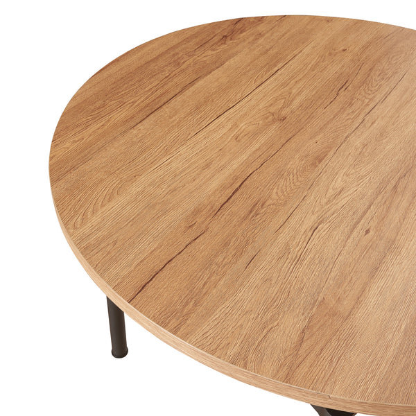 Tavolo da Sala Pranzo Hemnes Effetto Rovere - Varie Misure [en.casa] 