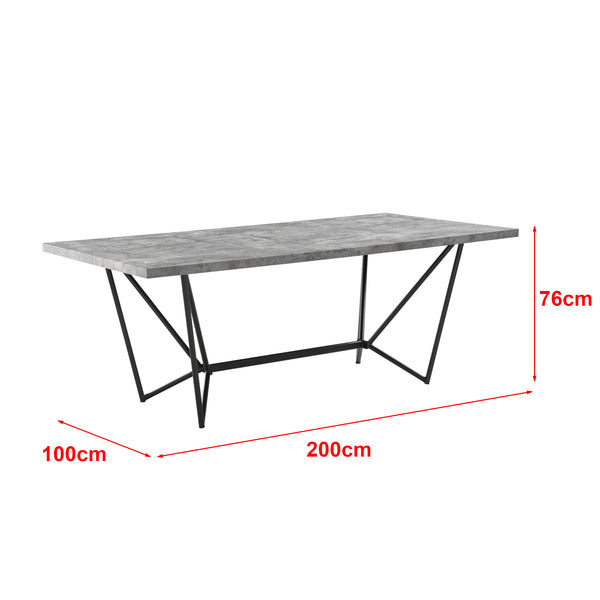 Esstisch Sigtuna 200x100x76cm versch. Farben en.casa