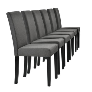 Table de salle à manger avec 6 chaises Kramfors couleurs différentes [en.casa] 