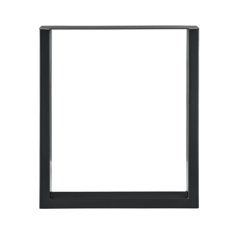 Croquis coté Set de 2 pieds de table Makers Rectangulaire Plusieurs tailles et couleurs [en.casa] 