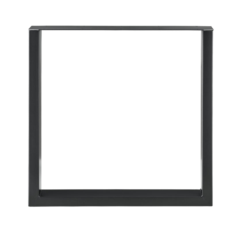 Croquis coté Set de 2 pieds de table Makers Rectangulaire Plusieurs tailles et couleurs [en.casa] 