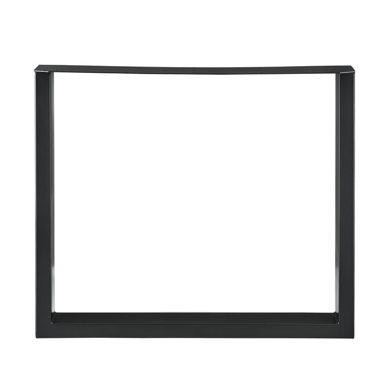 Croquis coté Set de 2 pieds de table Makers Rectangulaire Plusieurs tailles et couleurs [en.casa] 