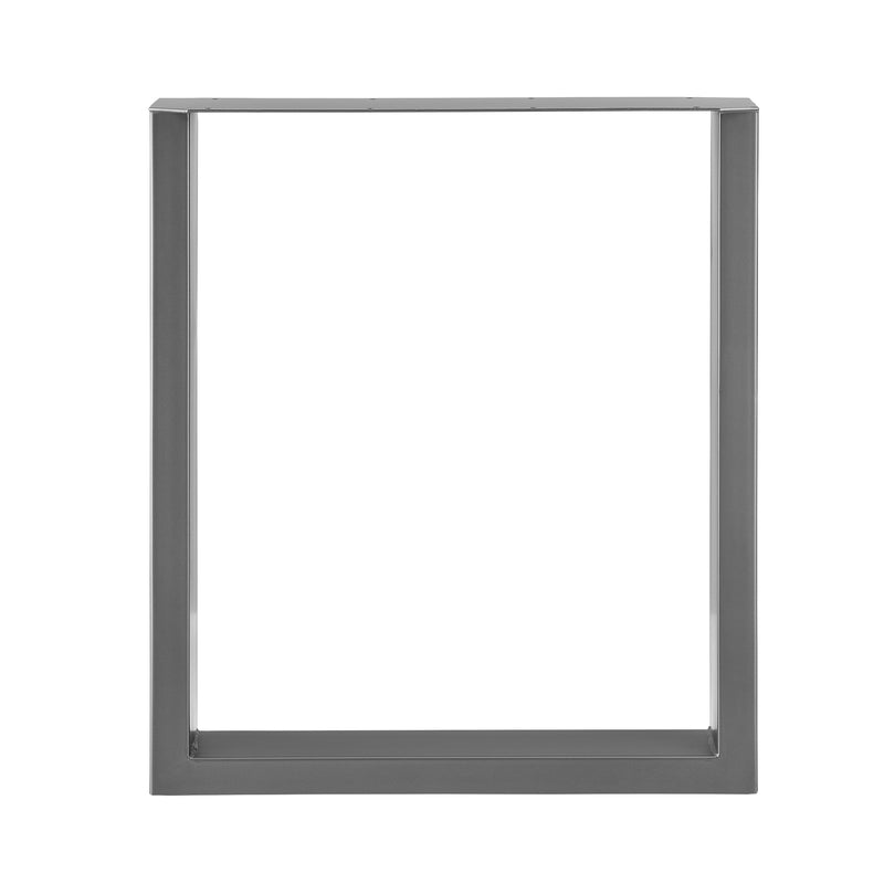 Croquis coté Set de 2 pieds de table Makers Rectangulaire Plusieurs tailles et couleurs [en.casa] 