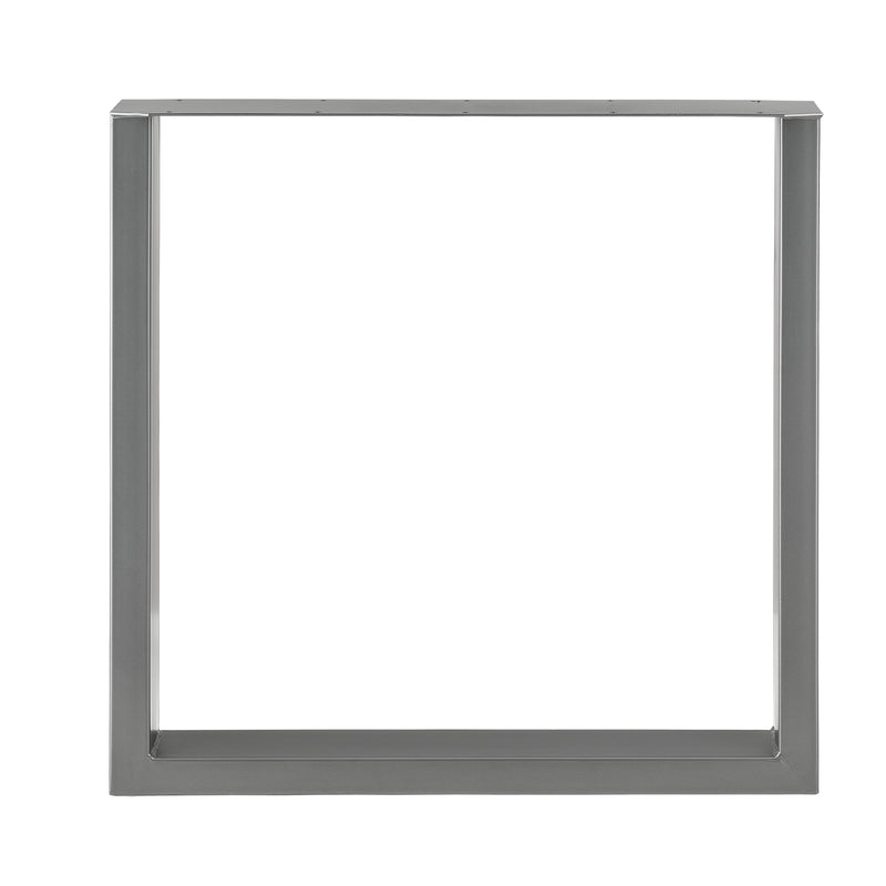 Croquis coté Set de 2 pieds de table Makers Rectangulaire Plusieurs tailles et couleurs [en.casa] 