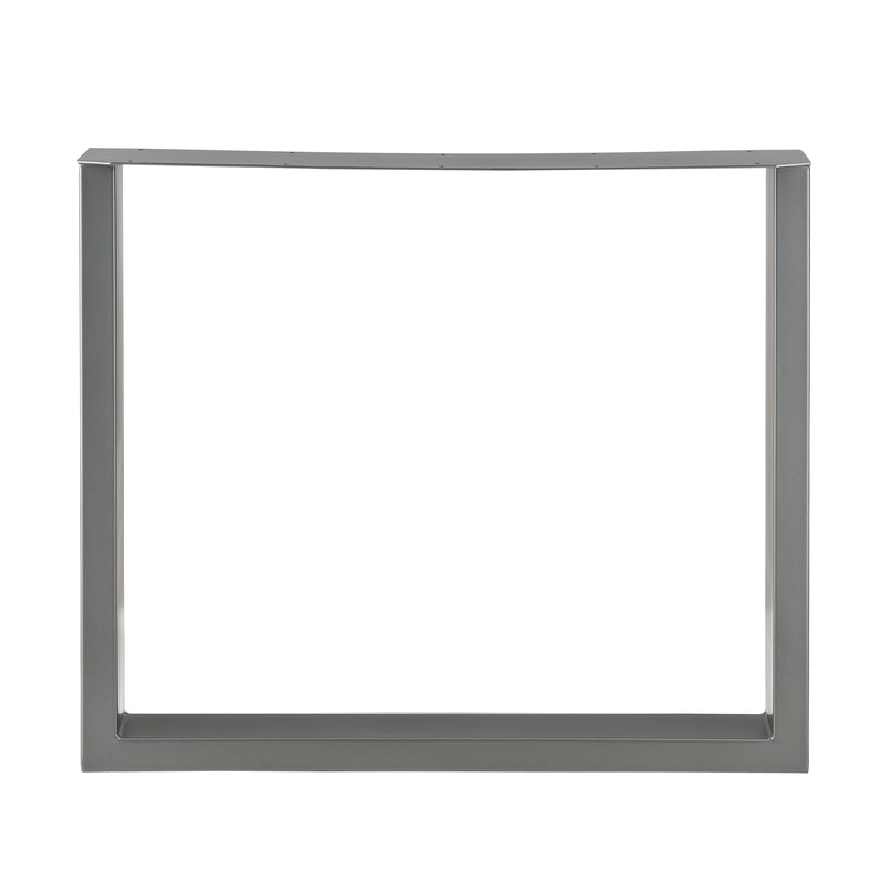 Croquis coté Set de 2 pieds de table Makers Rectangulaire Plusieurs tailles et couleurs [en.casa] 