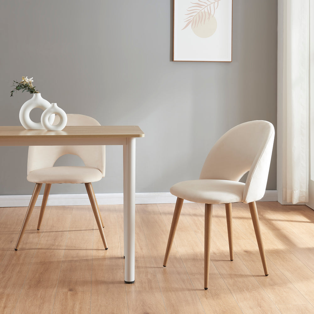Chaise de salle à manger Karijoki lot de 2 en différentes couleurs [en.casa] - premiumXL