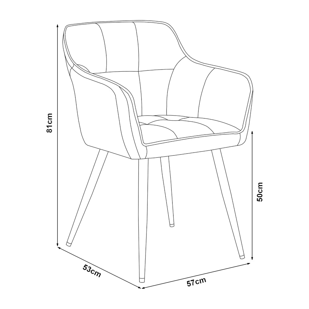 Chaise de salle à manger Birmingham [en.casa] - premiumXL