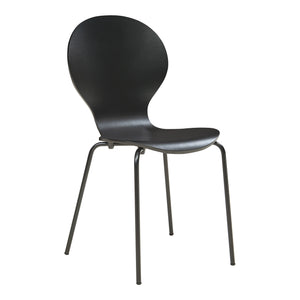 Set di 4 Sedie da Sala Etne Impilabili [en.casa] 