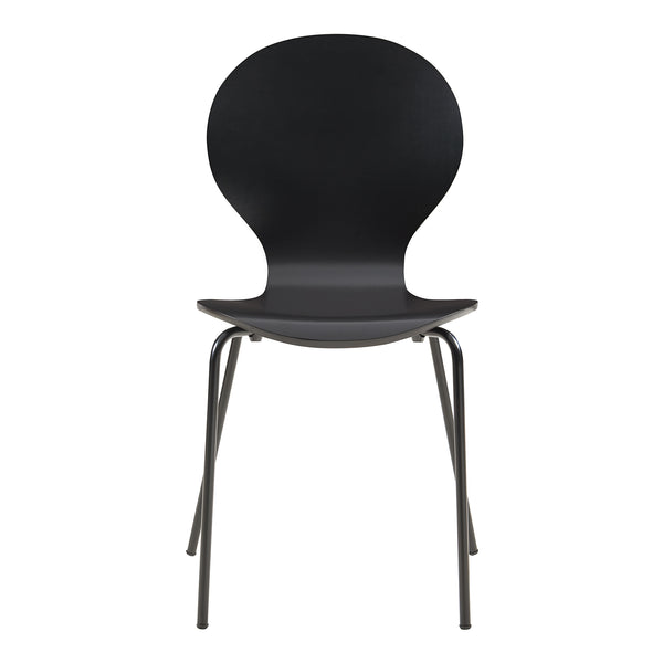 Set di 4 Sedie da Sala Etne Impilabili [en.casa] 