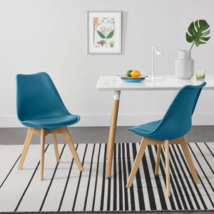 Lot de 2 chaises de salle à manger Fläten [en.casa] 