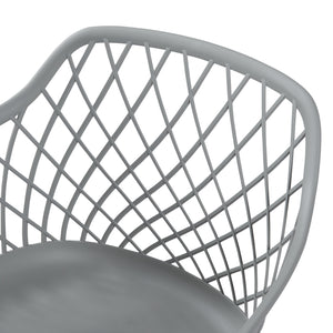 Set Kangasniemi di 2 Sedie da Sala Schienale a Rete - Vari Colori [en.casa] 