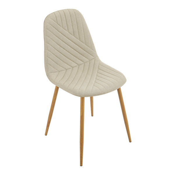 Set Köfering di 2 Sedie da Sala con Cuciture Decorative - Vari Colori [en.casa]