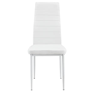 Kit de 6 x Chaises de salle à manger cuir synthétique 96x43x52 cm plusieurs couleurs [en.casa] 