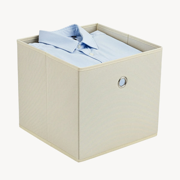 Set de 10 Boîtes de Rangement Textile Non Tissé 28 x 30 x 30 cm [en.casa]