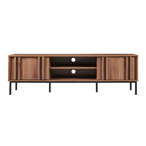 Fernsehschrank Kilmandar 160x40x49 cm Walnussoptik [en.casa]