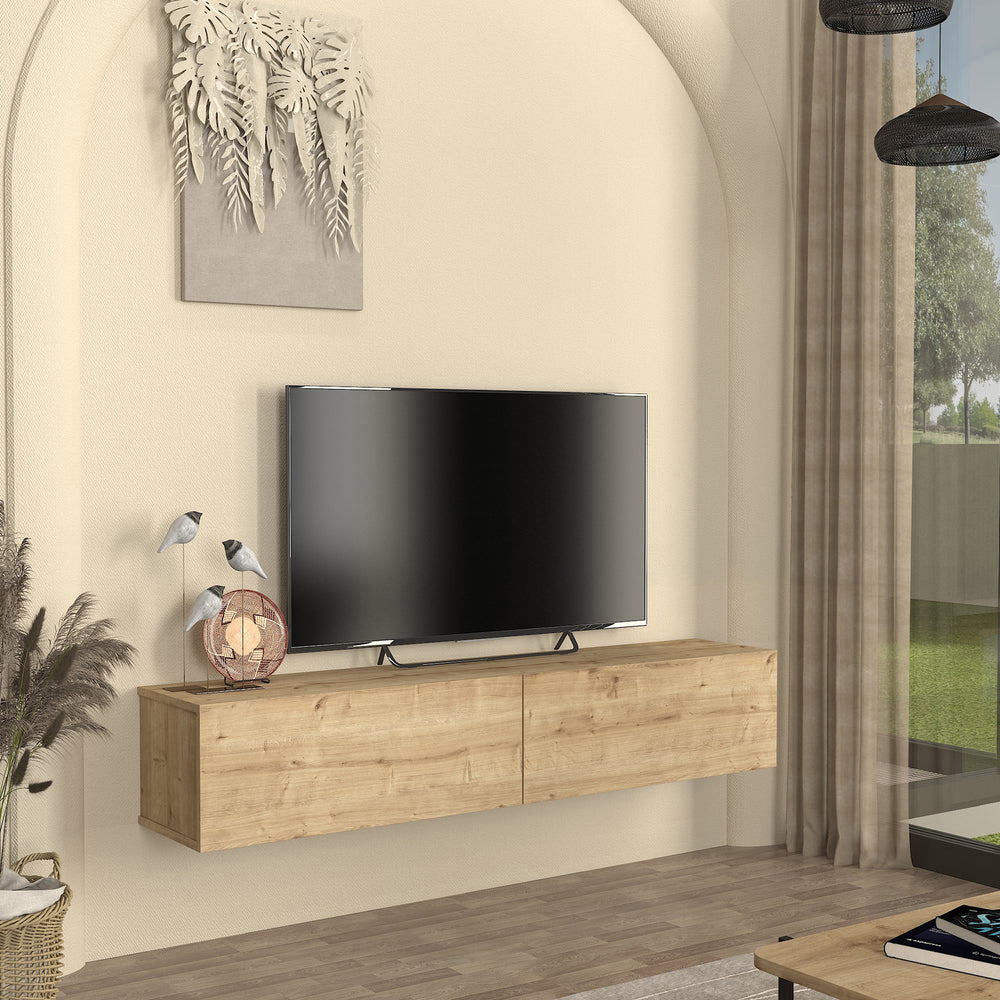Meuble TV mural Nolven [en.casa]