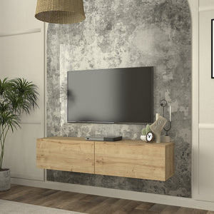 Mobile TV da Parete Nolven con 2 Ante a Ribalta - Vari Colori e Misure [en.casa]