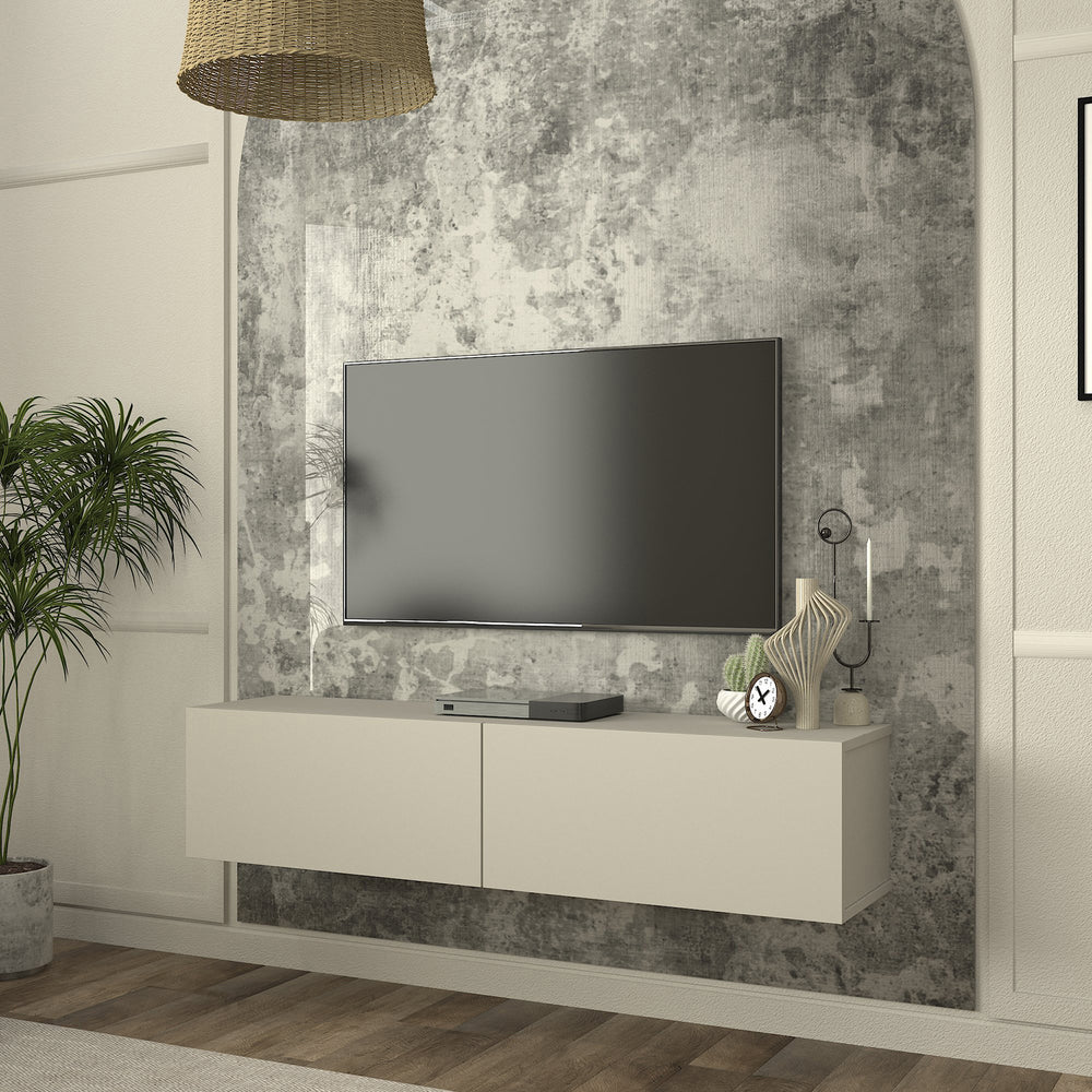 Mobile TV da Parete Nolven con 2 Ante a Ribalta - Vari Colori e Misure [en.casa]