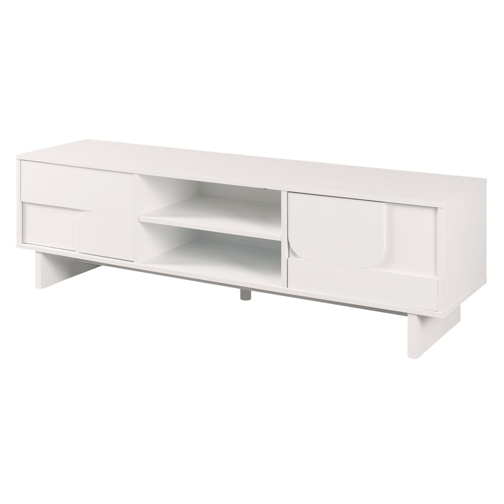 Meuble TV Katanshumn avec 2 portes [en.casa]