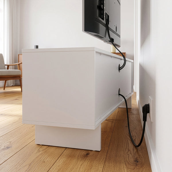 Meuble TV Katanshumn avec 2 portes 150x39x45 cm [en.casa]