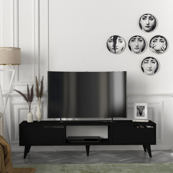 Fernsehschrank Kullila 160x35x40 cm [en.casa]