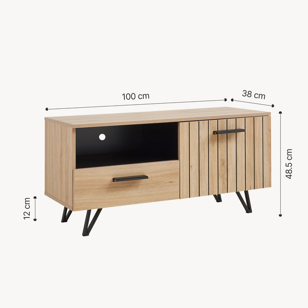 Fernsehschrank Noppen [en.casa]