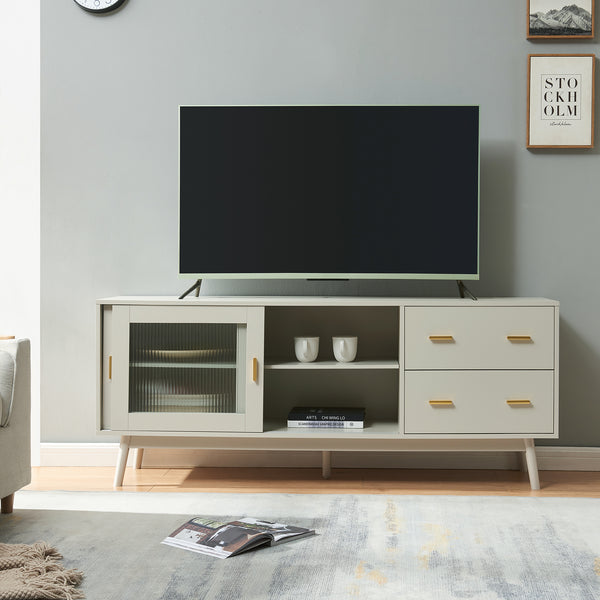 Meuble TV Susa 160 x 40 x 65 cm [en.casa]