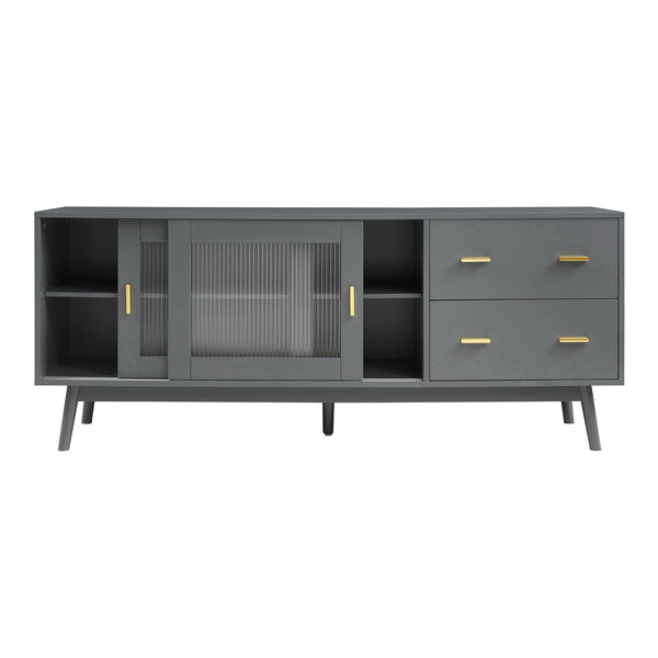 Meuble TV Susa 160 x 40 x 65 cm [en.casa]