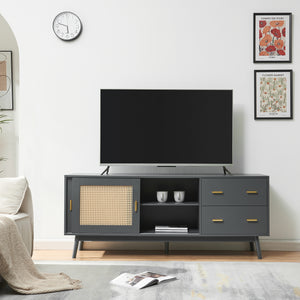 Meuble TV Susa 160 x 40 x 65 cm [en.casa]