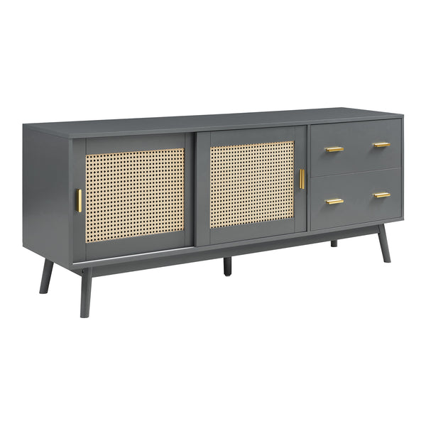 Meuble TV Susa 160 x 40 x 65 cm [en.casa]