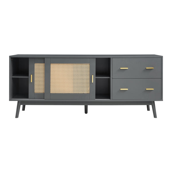 Meuble TV Susa 160 x 40 x 65 cm [en.casa]